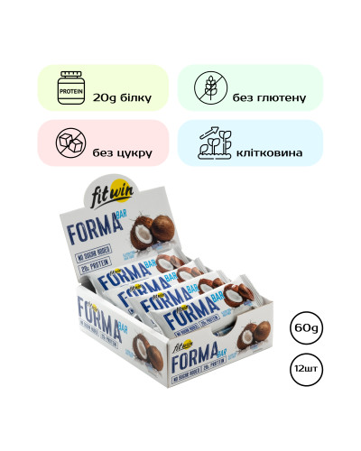 Forma Bar - 12x60g Coconut