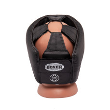 Шолом Боксерський BOXER розмір M шкірвініл 1 мм чорний