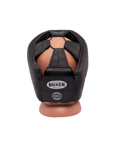Шолом Боксерський BOXER розмір M шкірвініл 1 мм чорний