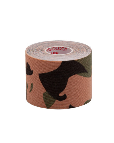 Кінезіо тейп IVN в рулоні 5см х 5м (Kinesio tape) еластичний камуфльований пластир