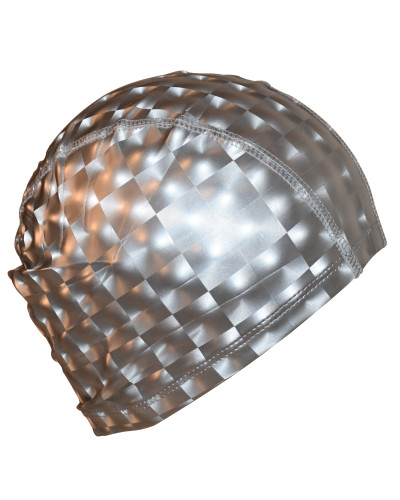 Шапочка для плавання 3D універсальна сіра PM-3D-gray