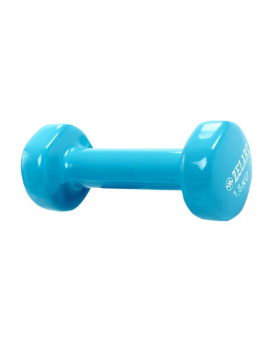 Гантель для фітнесу 1,5 кг (1шт) колір блакитний Z-1,5-LB