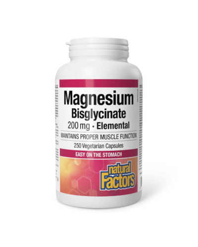 Magnesium Bisglycinate Pure 200 mg - 250 caps