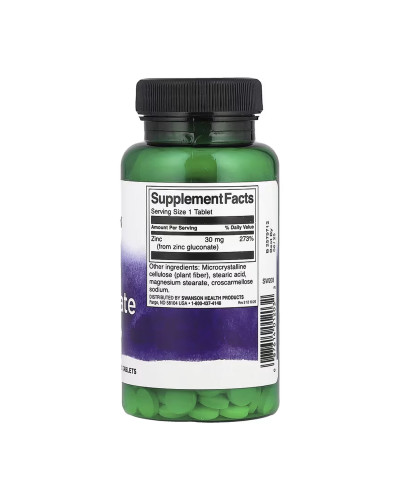 Zinc Gluconate 30 mg - 250 tabs