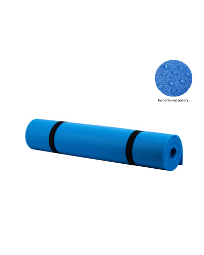 Килимок для фітнесу IVN 1800х600х5 синій