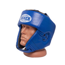 Шолом Боксерський BOXER L шкірвініл 0,6 мм синій