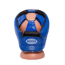 Шолом Боксерський BOXER L шкірвініл 0,6 мм синій