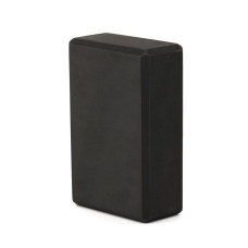 Блок для йоги EVA чорний 23 x 15 x 8