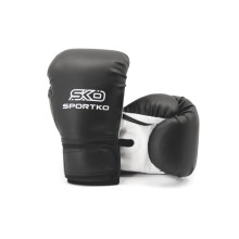 Рукавички боксерські 12 OZ Sportko колір чорний
