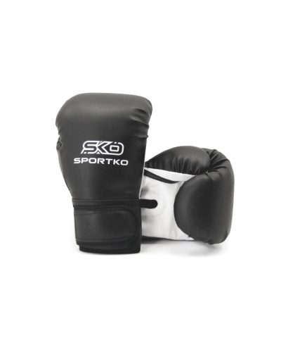Рукавички боксерські 12 OZ Sportko колір чорний