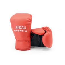 Рукавички боксерські дитячі 8 OZ Sportko 9-13 років колір червоний