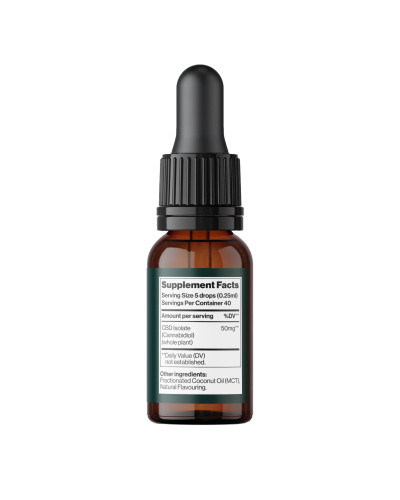 CBD Oil Isolate 2000 mg Strawberry - 10 ml