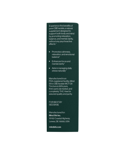 CBD Oil Isolate 2000 mg Strawberry - 10 ml