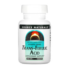 Trans-Ferulic Acid 250mg - 30 tabs (Пошкоджена банка)