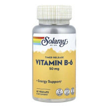 Vitamin B-6 Timed-Release 50mg - 60 vcaps