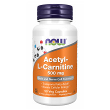 Acetyl L-Carnitine 500mg - 50 vcaps (Пошкоджена етикетка)