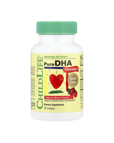 Pure DHA Chewable - 90 Softgels Natural Berry (До 11.26)
