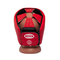 Шолом Боксерський BOXER L шкірвініл 0,6 мм червоний