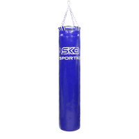 Мішок боксерський Sportko Master PVC з кільцем 140 см синій 30 кг