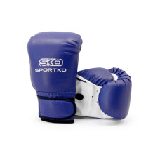 Рукавички боксерські 10 OZ Sportko 12 - 16 років колір синій