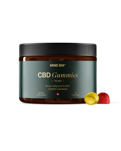 CBD Gummies Full Spectrum 750 mg Cherry & Banana - 30 gummies (До 08.26)