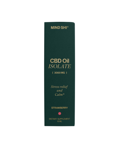CBD Oil Isolate 3000 mg Strawberry - 10 ml