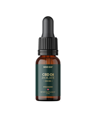 CBD Oil Isolate 3000 mg Strawberry - 10 ml