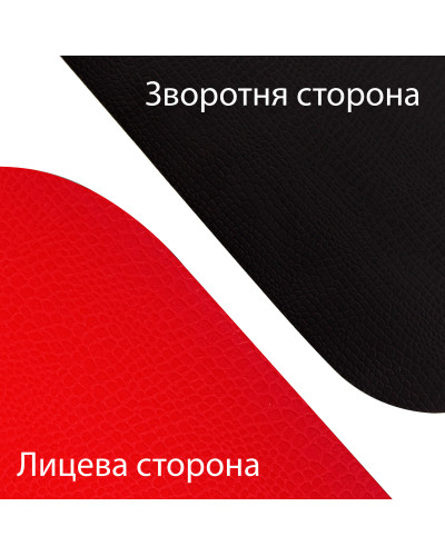 Килимок IVN для йоги та фітнесу червоно-чорний 1850х550х5мм EVA