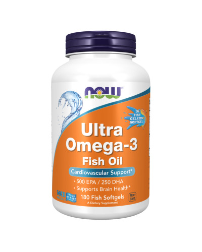 Ultra Omega-3 FO 500/250 Fish Gelatin - 180 Softgels