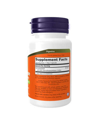 Serrapeptase 60,000 Units - 60 vcaps