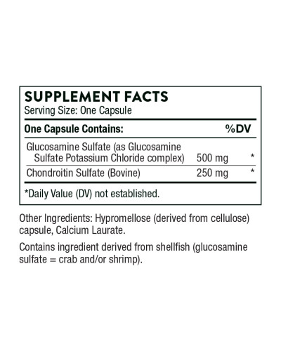 Глюкозамін і Хондроїтин, Thorne Glucosamine & Chondroitin - 90 caps