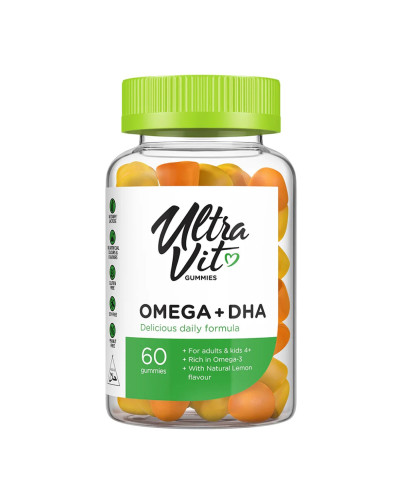 Omega 3 + DHA 60 gummies