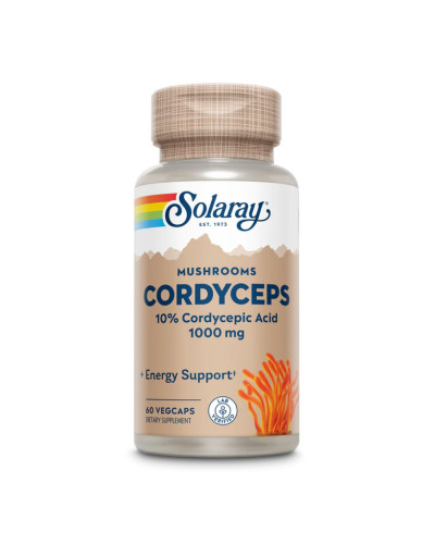 Кордицепс, Cordyceps Mushroom Extract 500mg - 60 vcaps