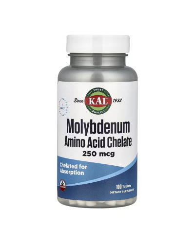 Molybdenum Amino Acid Chelate 250 mcg - 100 tabs
