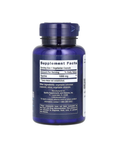 Taurine 1000mg - 90 vcaps