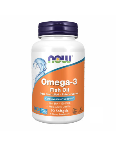 Очищена Омега 3, Omega-3 Enteric - 90 sgels