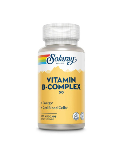 Комплекс вітамінів групи Б, Vitamin B-Complex 50мг - 100 vcaps