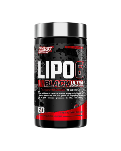 Жироспалювач, Lipo 6 Black Ultra Concentrate - 60 caps (EU version)