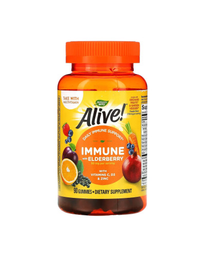 Комплекс вітамінів для імунітету, Alive!® Immune Gummy - 90 gummies