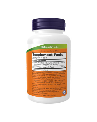 Horny Goat Weed Extract 750 mg - 90 tabs