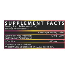 Liquid L-Carnitine 3000 - 465 ml Passionfruit Guava