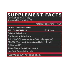 Жироспалювач, Lipo 6 Black Ultra Concentrate - 60 caps (EU version)