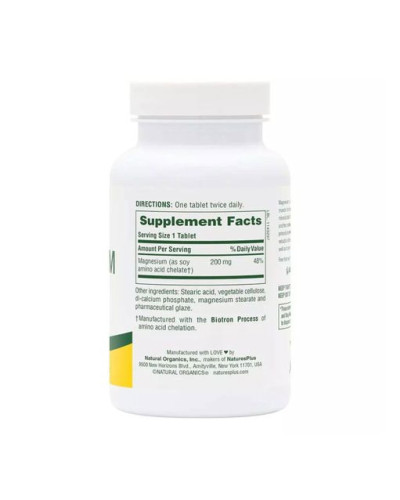 Хелатний Магній, Magnesium 200mg - 90 tabs