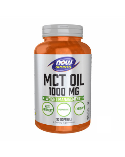 NOW Foods, Sports, олія MCT, 1000 мг, 150 м’яких капсул