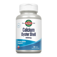 Кальцій з мушель устриць, Calcium Oyster Shell 600mg - 100 tabs