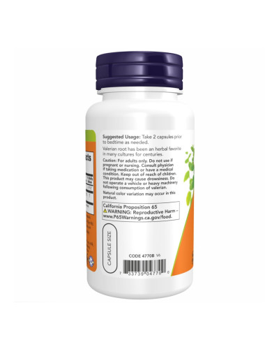 Корінь валер'яни, Valerian Root 500mg - 250 vcaps