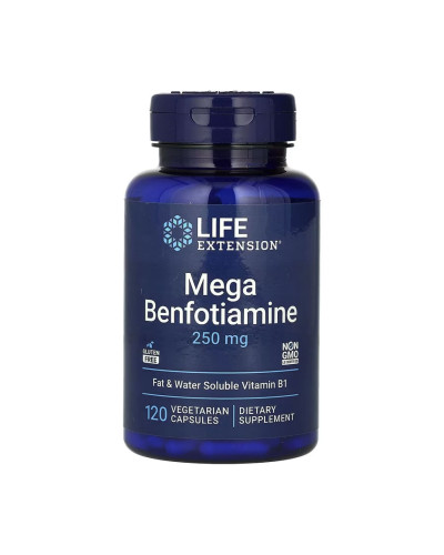 Бенфотіамін, Mega Benfotiamine 250 mg - 120 vcaps