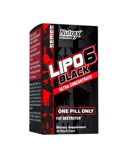 Жироспалювач, Lipo-6 Black UC - 30ct