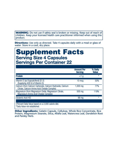 Calcium & Magnesium Amino Acid - 90 caps