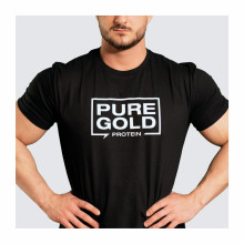 Футболка, Ferfi Pure Gold Logo - XL Black